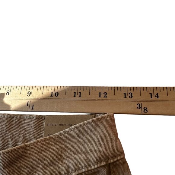 PACSUN Tan Denim Stretch High Rise Bootcut Jeans Size 25 - Picture 4 of 9